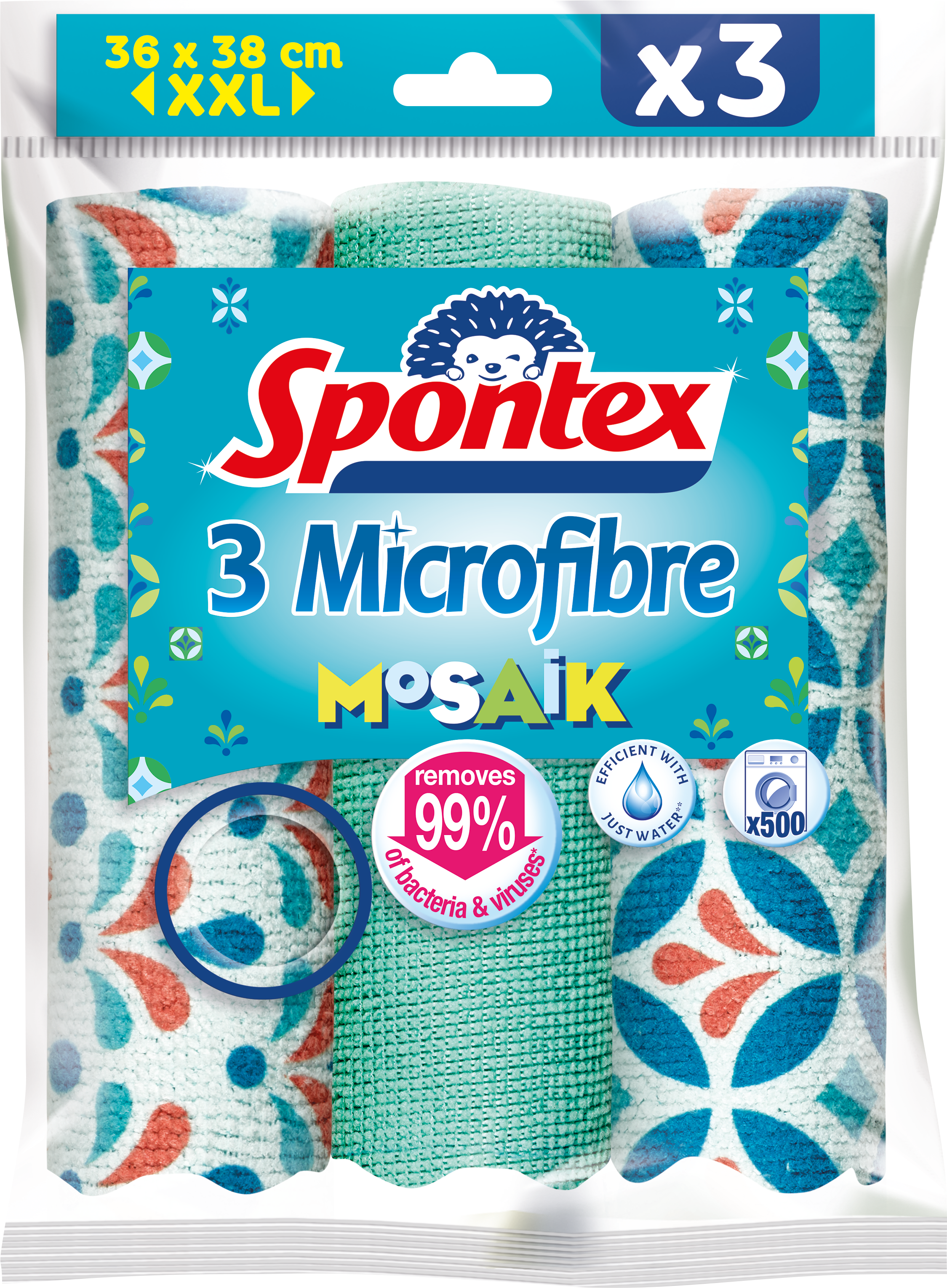 Panni Multiuso In Microfibra Spontex